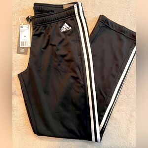 NWT women’s adidas track pants; black, medium.